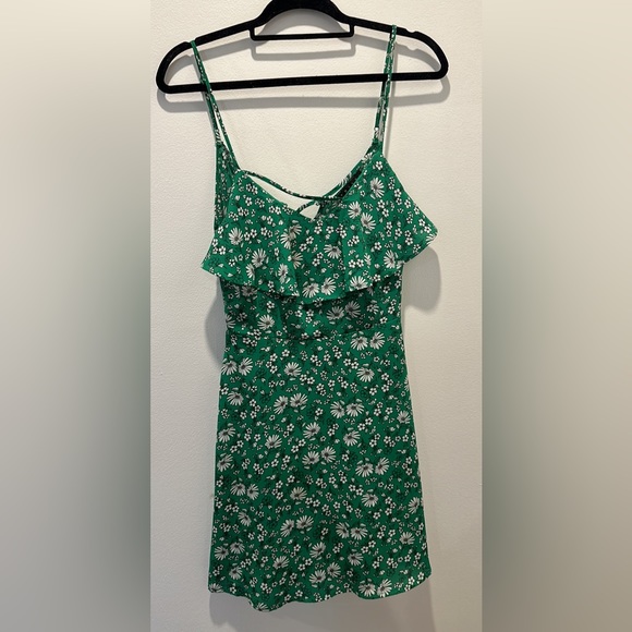 Green floral dress - Picture 1 of 2